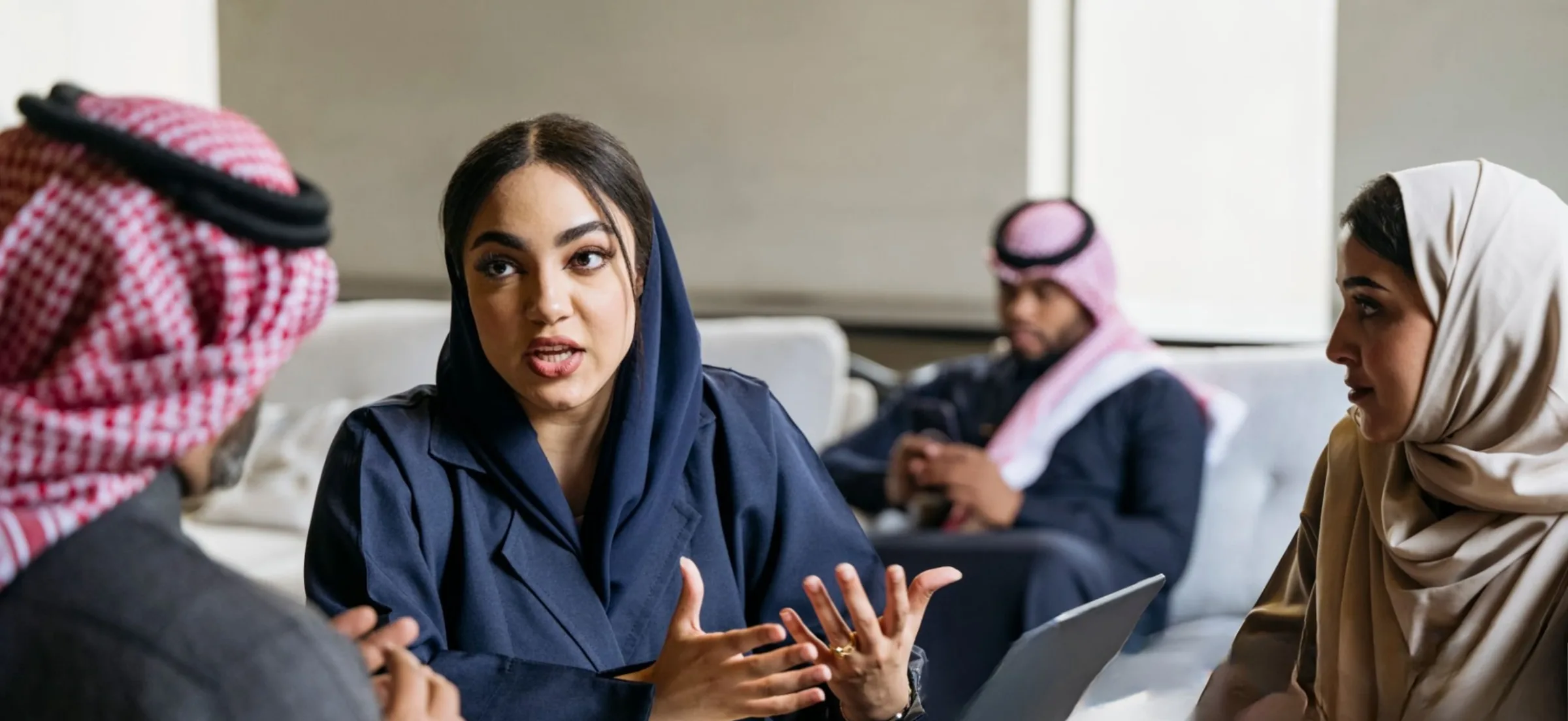 Consultants working directly with a client