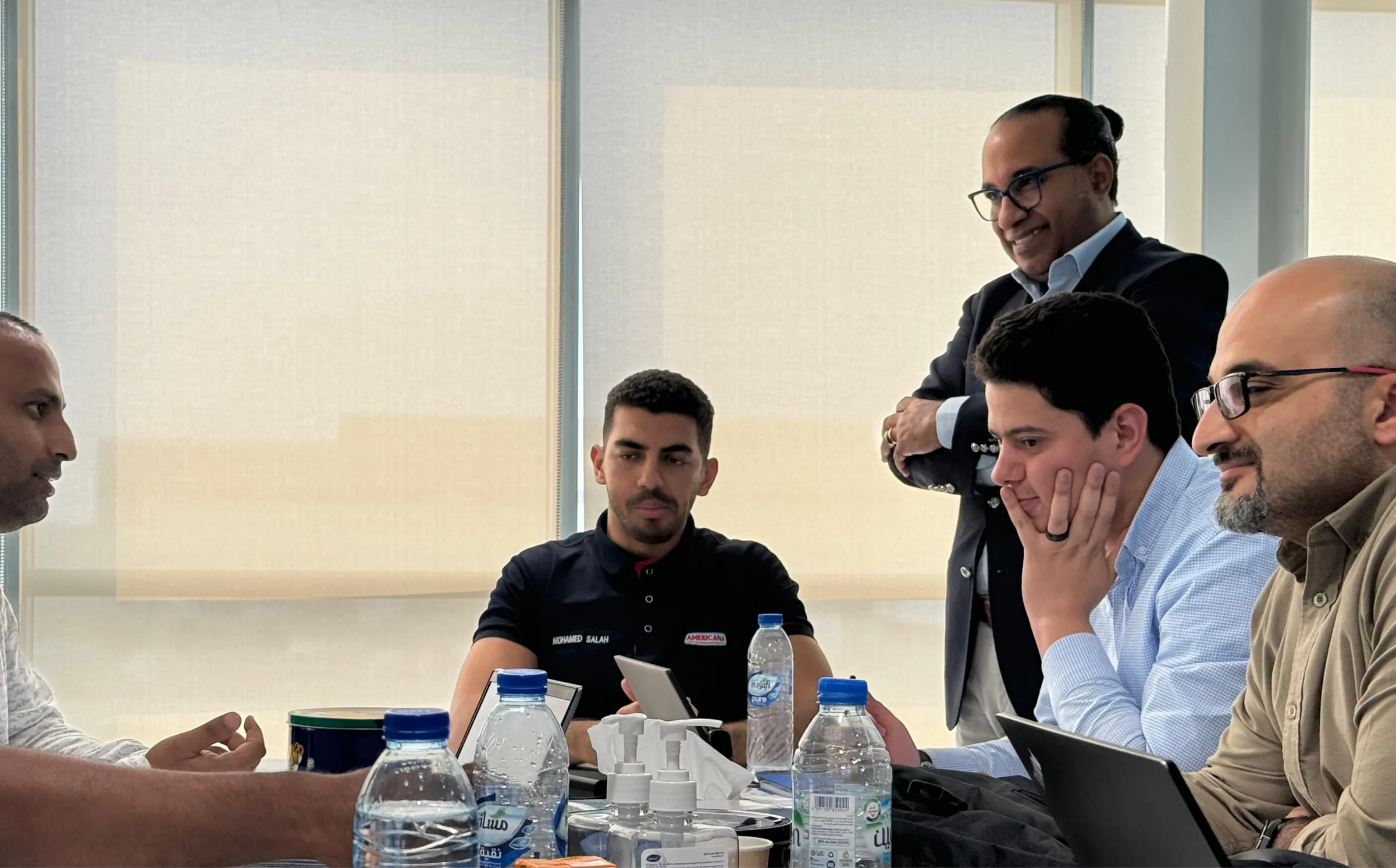 Hesham Abbas training session